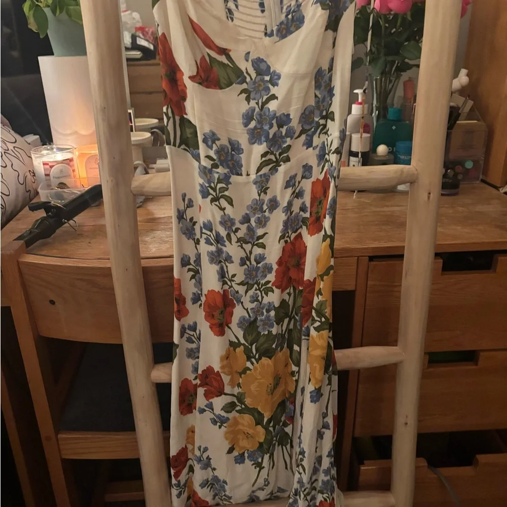 Reformation Juliette Midi Dress in Formosa Floral Print - Picture 3 of 5
